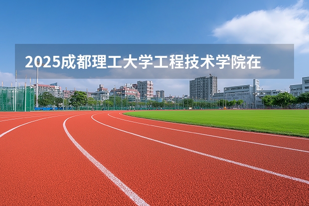 2025成都理工大学工程技术学院在广西招生计划多少人