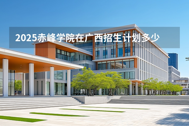 2025赤峰学院在广西招生计划多少人