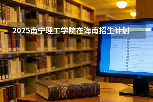 2025南宁理工学院在海南招生计划多少人