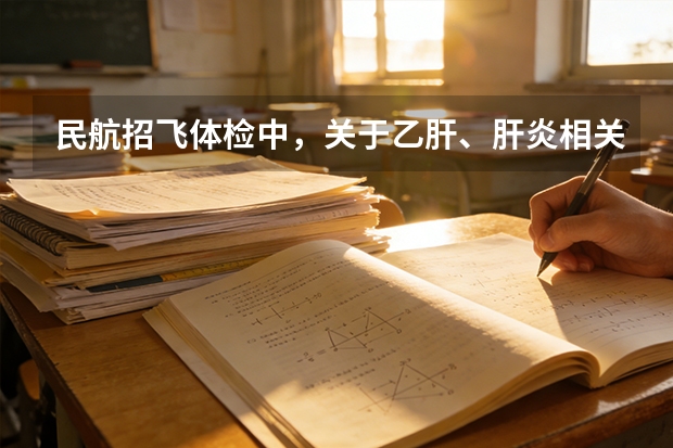 民航招飞体检中，关于乙肝、肝炎相关问题的解释（高三养成生招飞体检系列五：内科体检内容和常见淘汰原因（2））